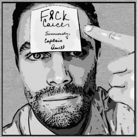 Bundle XL Stephen Amell F*ck Cancer Tshirt & Sinceriously Green Arrow Zip Hoodie - Picture 9 of 10